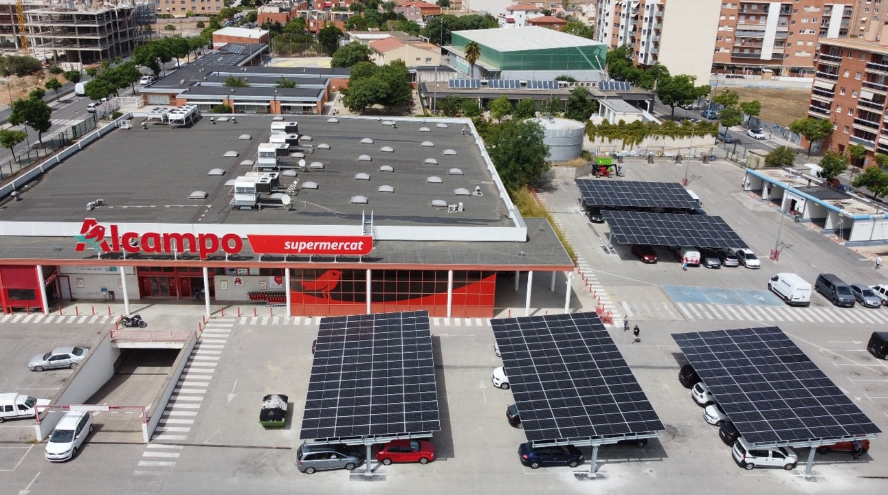 Helexia impulsa la energía solar en Alcampo Reus