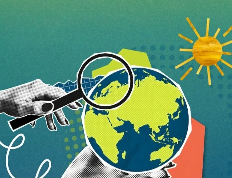 Un gráfico que ilustra cómo la actividad económica debe operar dentro de los límites ecológicos del planeta para ser sostenible.